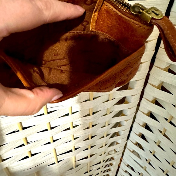 Fossil wallet, brown leather with wrist strap - Picture 6 of 9